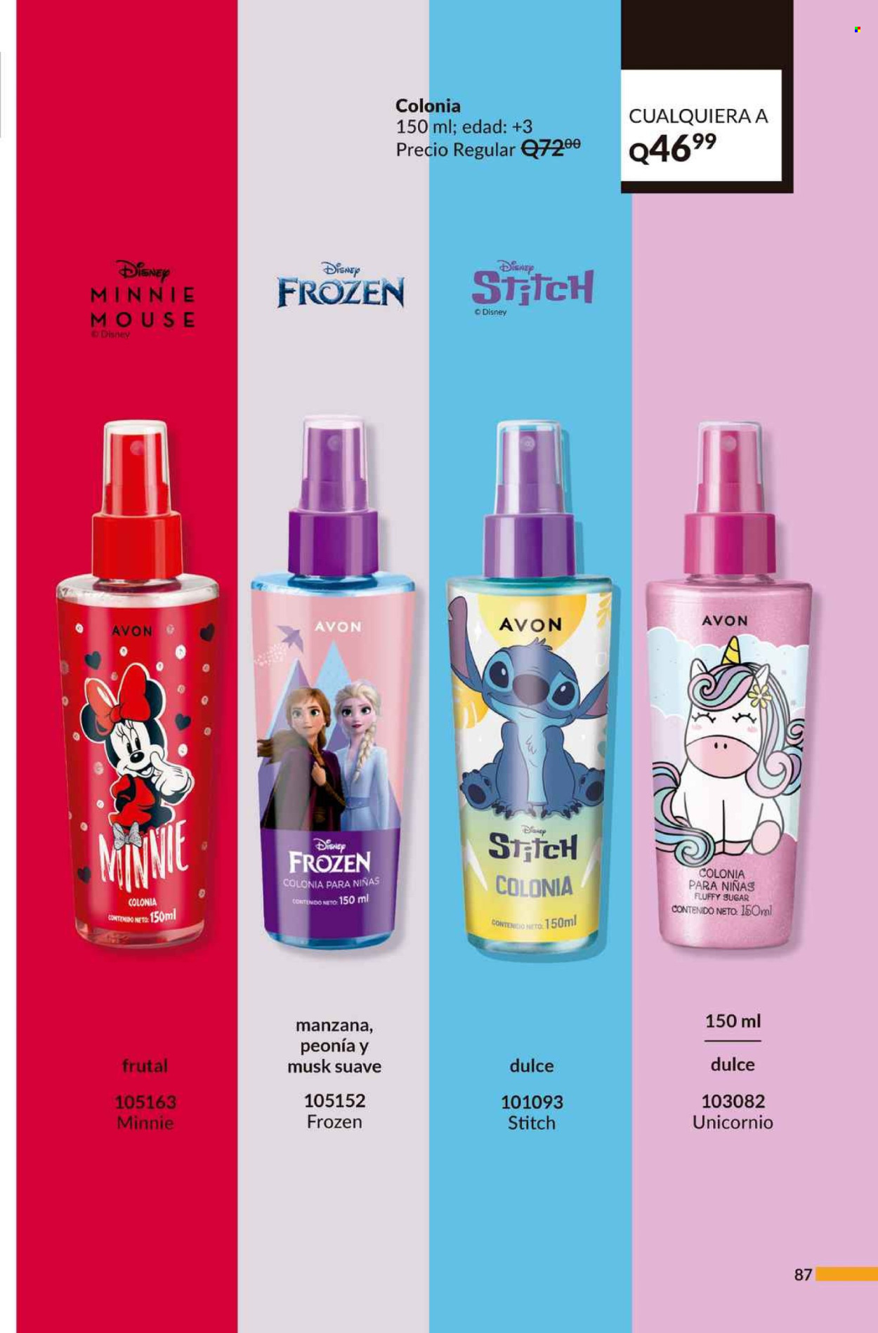Catálogo Avon - 18.6.2025 - 24.7.2025. Página 87